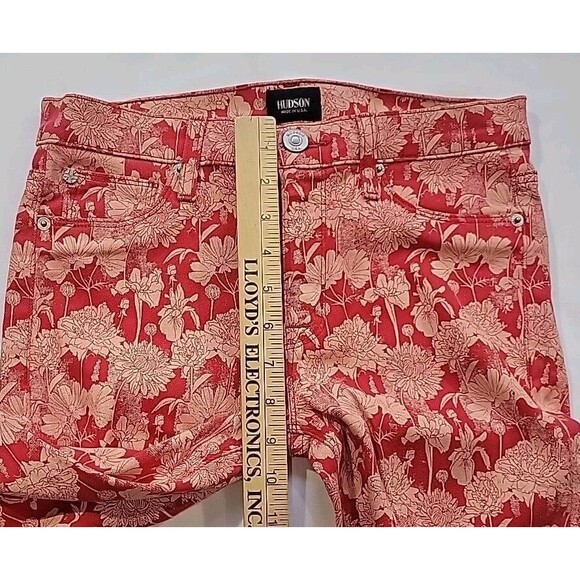 Hudson Jeans Size 27 Nico Midrise Super Skinny Lot Of 3-Black Metallic/Brown/Red - Picture 5 of 15